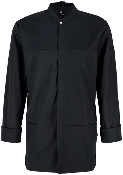 Jacket de Bucatar Jobeline Raphael pentru Barbati, Marime 50, Croiala Slim, 65% Poliester 35% Bumbac, Spate din Pique Respirabil, nasturi tip Press, 150 g/m²