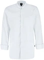 Jobeline Raphael Men's Chef's Jacket, 65% Polyester 35% Cotton, Breathable Pique Back, Concealed Snap Buttons, White