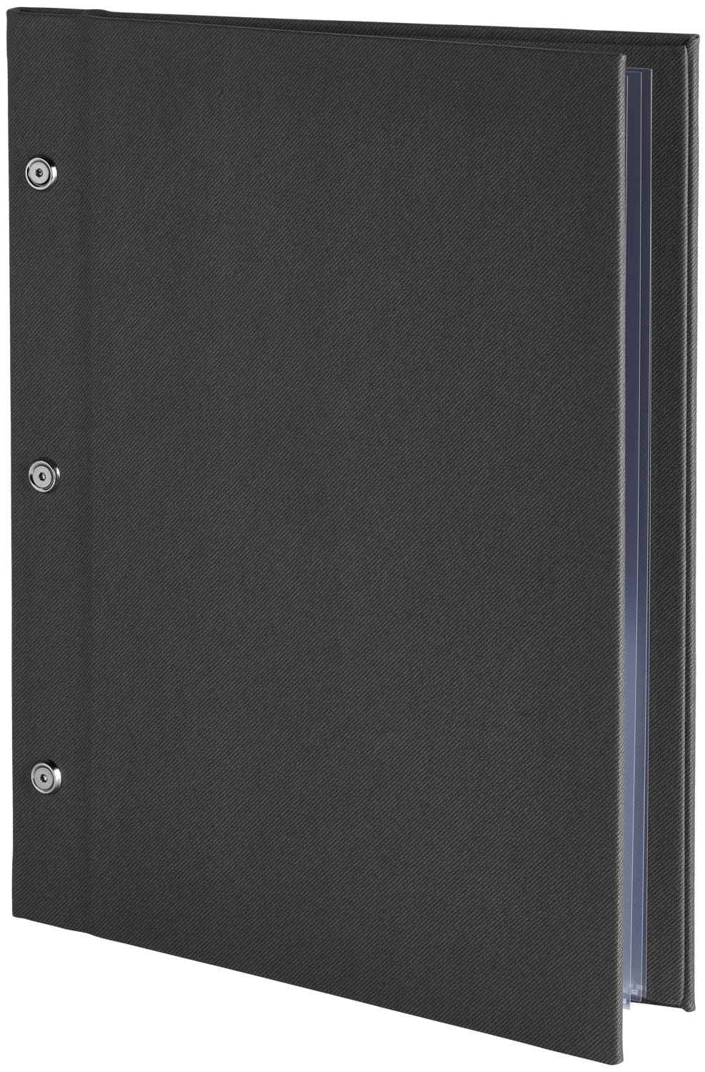 VEGA LUSINI Solutions GmbH Menu Perow A4, without embossing Speisekarte Perow A4, ohne Prägung Menu Perow A4, without embossing; A4, 24.4x32.2 cm (WxH); anthracite Speisekarte Perow A4, ohne Prägung; DIN A4, 24.4x32.2 cm (BxH); anthrazit Polyurethane menu. Stain resistant. Delivery incl. six transparent sleeves. These can easily be expanded with the matching Plamondon transparent cover. Material: polyurethane. Insertion system: binding screws. UV-resistant. Speisekarte aus Polyurethan. Fleckunempfindlich. Lieferung inkl. sechs Transparenthüllen. Diese können einfach erweitert werden mit der passenden Transparenthülle Plamondon. Material: Polyurethan. Einschubsystem: Buchschrauben. UV-beständig.