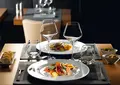 Set de 6 boluri pentru dip din porțelan VEGA LUSINI Bali, Alb, 40 ml, Înălțime 2.5 cm, Compatibile cu Mașina de Spălat Vase și Cuptorul cu Microunde