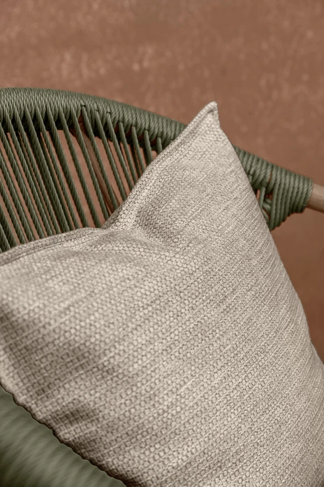 ERWIN M. LUSINI Maella Decorative Cushion Cover, 40 x 60 cm, Sand, Water-Repellent Non-Iron Fabric, Zip Closure, OEKO-TEX Standard 100