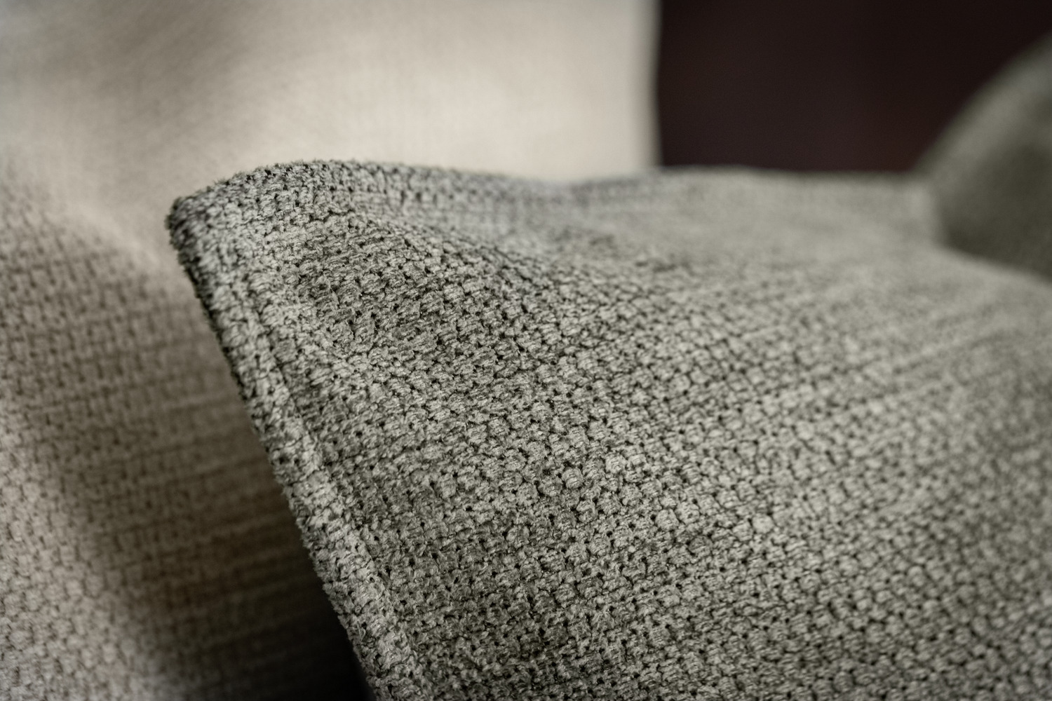 Husa pentru perna ERWIN M. LUSINI Maella, 50 x 50 cm, Gri, Rezistenta la apa, Fara calcate, Fermoar, OEKO-TEX Standard 100, Calitate Hotel si Spa