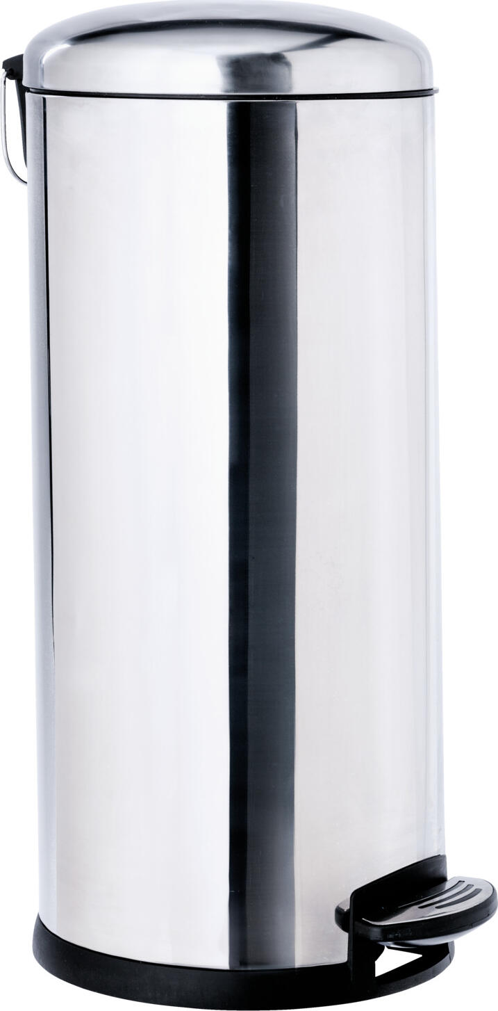 PULSIVA LUSINI Solutions GmbH Pedal bin Hillwood Tretmülleimer Hillwood Pedal bin Hillwood; 30 l, 30.5x69 cm (ØxH); silver; round Tretmülleimer Hillwood; 30 l, 30.5x69 cm (ØxH); silber; rund Practical pedal bin with soft-close function made of 18/0 chrome stainless steel. Polished. Including removable inner bin made of polyproylene with handle. Praktischer Abfalleimer mit Tret- und Soft-Close-Funktion aus 18/0 Chrom-Edelstahl, rostfrei. Glanzpoliert. Inkl. herausnehmbarem Inneneimer aus Polypropylen mit Henkel.