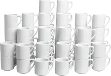 VEGA LUSINI Solutions GmbH Value pack mug Base 60-piece Vorteilspack Becher-Obertasse Base 60-teilig Value pack mug Base 60-piece; 300 ml, 7.5x9 cm (ØxH); white; round; 60 piece / pack Vorteilspack Becher-Obertasse Base 60-teilig; 300 ml, 7.5x9 cm (ØxH); weiß; rund; 60 Stück / Pack The VEGA Base mugs are the perfect choice for restaurants, hotels, catering and offices. With their clear, modern design and proven VEGA quality, they are ideal for coffee, tea and other hot drinks in everyday use. In the 60-piece value pack, you benefit from a particularly attractive price and equip your business efficiently and uniformly. Product benefits at a glance * 60 cups in a value pack - ideal for large quantities * Significant price advantage compared to buying them individually * Modern, timeless design of the Base series * Perfect for coffee, tea & hot drinks * Sturdy & durable - developed for everyday professional use in the catering industry *Dishwasher-safe & stackable * Pleasant handling thanks to ergonomic shape Suitable for every service area Whether breakfast service, café, hotel room, canteen or conference room - the Base mugs fit into any concept thanks to their simple and professional appearance. They offer a convenient capacity for common coffee and tea specialities and ensure a uniform overall look. Your advantage: more quantity, less costs The 60-piece set provides you with an economical solution for your daily needs. Benefit from durable, reliable cups in proven VEGA quality - at a particularly favourable price. Die VEGA Becher Base sind die perfekte Wahl für Gastronomie, Hotellerie, Catering und Bürobereiche. Mit ihrem klaren, modernen Design und der bewährten VEGA Qualität eignen sie sich ideal für Kaffee, Tee und andere Heißgetränke im täglichen Einsatz. Im 60 teiligen Vorteilspack profitieren Sie von einem besonders attraktiven Preis und statten Ihren Betrieb effizient und einheitlich aus. Produktvorteile im Überblick * 60 Becher im Vorteilspack – ideal für große Stückzahlen * Deutlicher Preisvorteil gegenüber dem Einzelkauf * Modernes, zeitloses Design der Serie Base * Perfekt für Kaffee, Tee & Heißgetränke * Stabil & langlebig – entwickelt für den professionellen Gastroalltag *Spülmaschinengeeignet & stapelbar * Angenehmes Handling durch ergonomische Form Für jeden Servicebereich geeignet Ob Frühstücksservice, Café, Hotelzimmer, Kantine oder Konferenzraum – die Becher Base fügen sich durch ihr schlichtes und professionelles Erscheinungsbild in jedes Konzept ein. Sie bieten ein komfortables Fassungsvermögen für gängige Kaffee- und Teespezialitäten und sorgen für ein einheitliches Gesamtbild. Ihr Vorteil: Mehr Menge, weniger Kosten Mit dem 60 teiligen Set sichern Sie sich eine wirtschaftliche Lösung für den täglichen Bedarf. Profitieren Sie von langlebigen, zuverlässigen Bechern in bewährter VEGA Qualität – zu einem besonders günstigen Vorteilspreis.