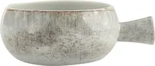 Porland Porland Porselen San. Ve Tic. A.Ş. Bowl Iris with handle Schale Iris mit Griff Bowl Iris with handle; 600 ml, 14x6.25 cm (ØxH); grey/brown; round; 6 piece / pack Schale Iris mit Griff; 600 ml, 14x6.25 cm (ØxH); grau/braun; rund; 6 Stück / Pack Colored stoneware bowl with matt glaze. With handle. Dishwasher safe and microwaveable. Farbige Schale aus Steinzeug. Mit Griff. Spülmaschinenfest und mikrowellengeeignet.
