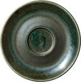 Farfurii de bază Heart&Soul Perfect Match din porțelan, verde deschis, formă rotundă cu glazură reactivă, diametru 11.5 cm, rezistente la mașina de spălat vase