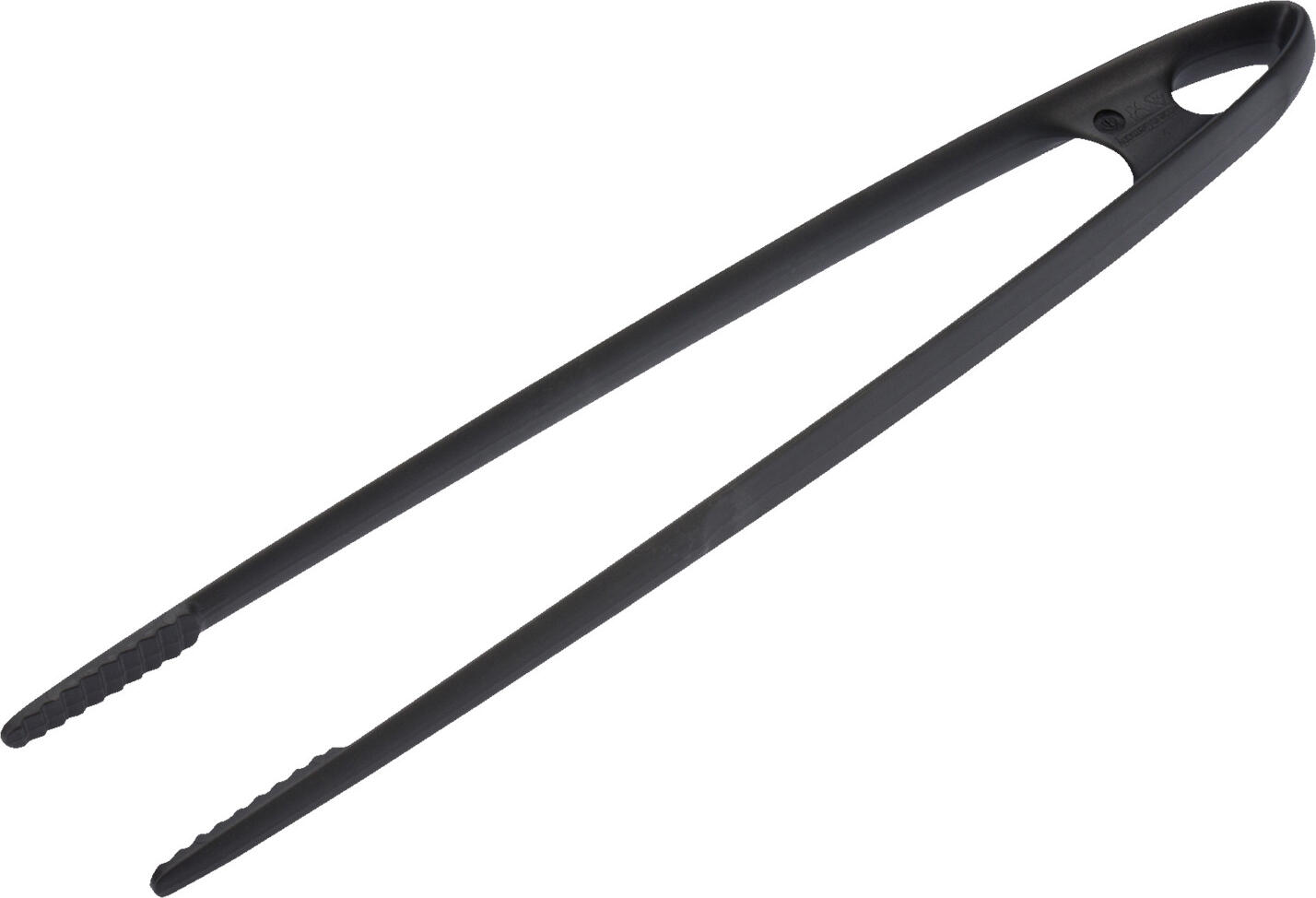 Westmark Westmark GmbH Frying and serving tweezers Gentle Brat- und Servierpinzette Gentle Frying and serving tweezers Gentle; 29x5.5 cm (LxW); black Brat- und Servierpinzette Gentle; 29x5.5 cm (LxB); schwarz Frying and serving tweezers made of polyamide. With wave profile on the tips for a secure hold. Heat resistant up to 210 °C. Suitable for dishwasher. Brat- und Servierpinzette aus Polyamid. Mit Wellenprofil an den Spitzen für sicheren Halt. Hitzebeständig bis 210 °C. Spülmaschinengeeignet.