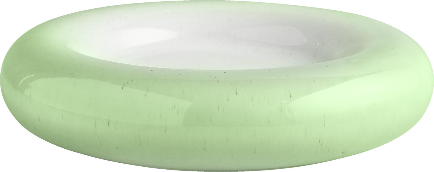 VEGA LUSINI Solutions GmbH Teller Showpiece  Cascais round Teller Showpiece  Cascais rund Teller Showpiece  Cascais round; 21 cm (Ø); light-green; 3 piece / pack Teller Showpiece  Cascais rund; 21 cm (Ø); hellgrün; 3 Stück / Pack A real highlight of the Cascais range: the donut-shaped showpiece combines modern design with timeless elegance. The rounded shape attracts everyone's attention and sets stylish accents on every table setting - whether as a presentation object or a creative centrepiece. Made of high-quality material and with the characteristic Cascais surface, this piece stands for exceptional table culture and innovative design language. Dishwasher-safe and microwave-safe. Important note for professional use: The showpiece is open at the bottom, which can cause residue to accumulate. Separate drying after cleaning is therefore essential to ensure the longevity and hygiene of the product. Ein echtes Highlight der Serie Cascais: Das Showpiece in  Donutform vereint modernes Design mit zeitloser Eleganz. Die Rundung zieht alle Blicke auf sich und setzt stilvolle Akzente auf jedem gedeckten Tisch – ob als Präsentationsobjekt oder kreativer Mittelpunkt. Gefertigt aus hochwertigem Material und mit der charakteristischen Cascais-Oberfläche versehen, steht dieses Stück für außergewöhnliche Tischkultur und innovative Formensprache. Spülmaschinenfest und mikrowellengeeignet. Wichtiger Hinweis für den professionellen Einsatz: Das Showpiece ist unten geöffnet, wodurch sich Rückstände ansammeln können. Eine separate Trocknung nach der Reinigung ist daher unbedingt erforderlich, um die Langlebigkeit und Hygiene des Produkts zu gewährleisten.