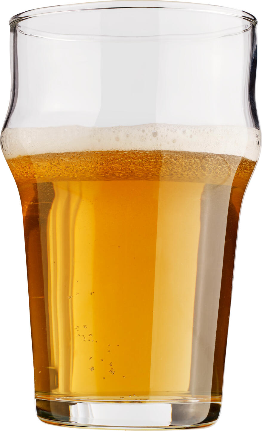 Bormioli Rocco Nonix Beer Pint Glasses, 294 ml, Tempered Stackable Glass with Graduation Mark, Dishwasher Safe, Set of 12 Pieces, Made in Italy, Height: 115.5 mm, Diameter: 72 mm