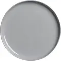 Set de 6 farfurii plate PULSIVA Guscia, 27.2 cm din Porțelan, Gri, Design Rotund fără Margine, Compatibile cu Mașina de Spălat Vase și Cuptorul cu Microunde