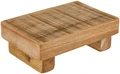 VEGA Belice Serving Board, Oiled Oak Wood Food Board with Integrated Handle and Elevated Feet, 40 x 30 x 10 cm, Brown