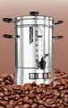 Hogastra CNS-75 Professional Stainless Steel Coffee Brewer, 15-75 Cups, 9.5L Capacity, 1600W with Non-Drip Tap and Permanent Filter, Silver