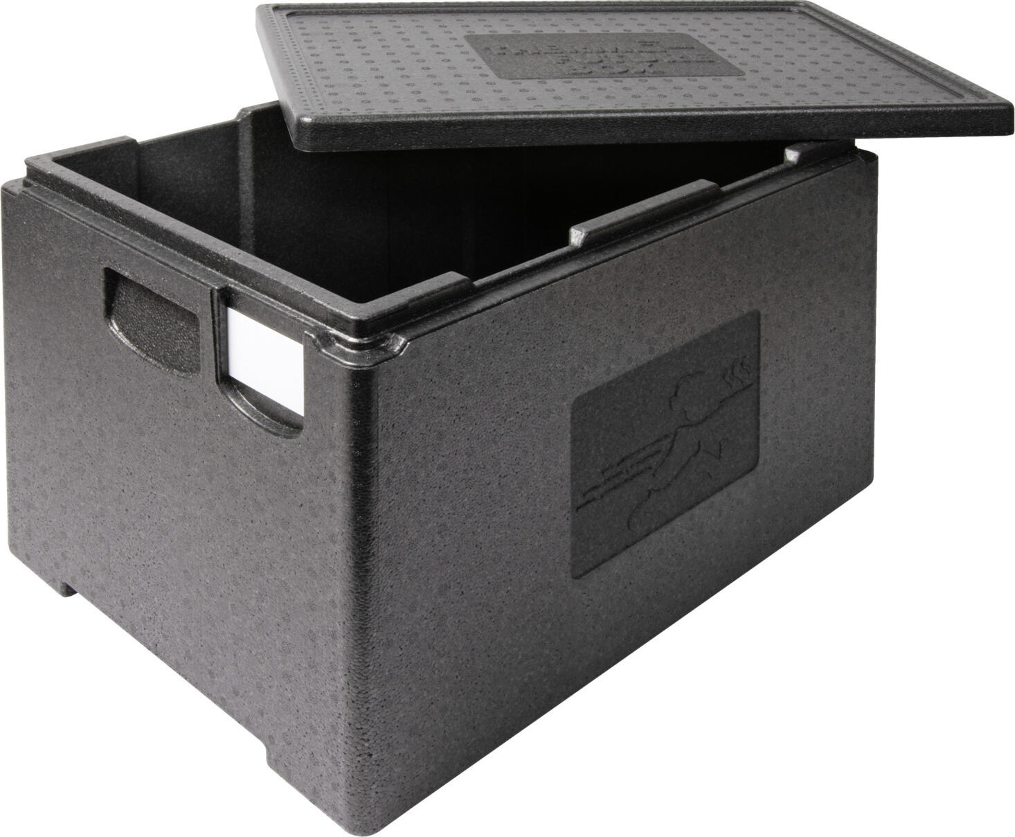 Thermo Future Box Barth GmbH – Thermo Future Box Thermo box Premium Plus GN 1/1 Thermobox Premium Plus GN 1/1 Thermo box Premium Plus GN 1/1; GN 1/1, 61 l, 60x40x41 cm (LxWxH); black Thermobox Premium Plus GN 1/1; GN 1/1, 61 l, 60x40x41 cm (LxBxH); schwarz The Thermo Future Box GN 1/1 in the Premium PLUS variant made of EPP has a special surface finish inside and a waterproof surface. The surface is elastic and temperature resistant from -40 °C to +120 °C. The box is dishwasher safe. On the long sides, there are recessed grips on the inside, which provide sufficient space for the removal of hot, heavy GN containers. The handy recessed grips, the tight-fitting lid and the marking fields for the label system round off the functionality of this box for numerous applications. The thermo box can be used variably and can be combined with further accessories such as cooling attachments or cooling lids. Hochwertige Thermobox GN 1/1 mit festsitzendem Deckel aus schwarzem EPP-Kunststoff. Mit besonderem Oberflächen-Finish innen und einer wasserdichten Oberfläche. An den Längsseiten befinden sich innen Eingriffmulden, die ausreichend Platz für die Entnahme heißer, schwerer GN-Behälter bieten. Die handlichen Griffmulden sowie die Markierungsfelder für das Label-System runden die Funktionalität dieser Box für zahlreiche Einsatzmöglichkeiten ab. Umweltfreundlich, da 100 % recyclingfähig und FCKW-frei. Beste Isoliereigenschaften von - 40° bis +120°C, maximaler Temperaturverlust bei geschlossener Box 2–3°C pro Stunde. In mehreren Größen. Spülmaschinenfest. Passendes Zubehör wie Kühlaufsatz oder Transport-Rolli gleich mitbestellen.