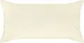 ERWIN M. LUSINI Antila Pillow Cover, 100% Cotton Woven Satin Seersucker, 65 x 100 cm, Champagne Beige, Hotel Closure, OEKO-TEX Standard 100