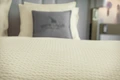 Husa Perna ERWIN M. LUSINI Antila, 100% Bumbac Satin Seersucker, 200 TC, Închidere Hotel, 40x40 cm, OEKO-TEX Standard 100