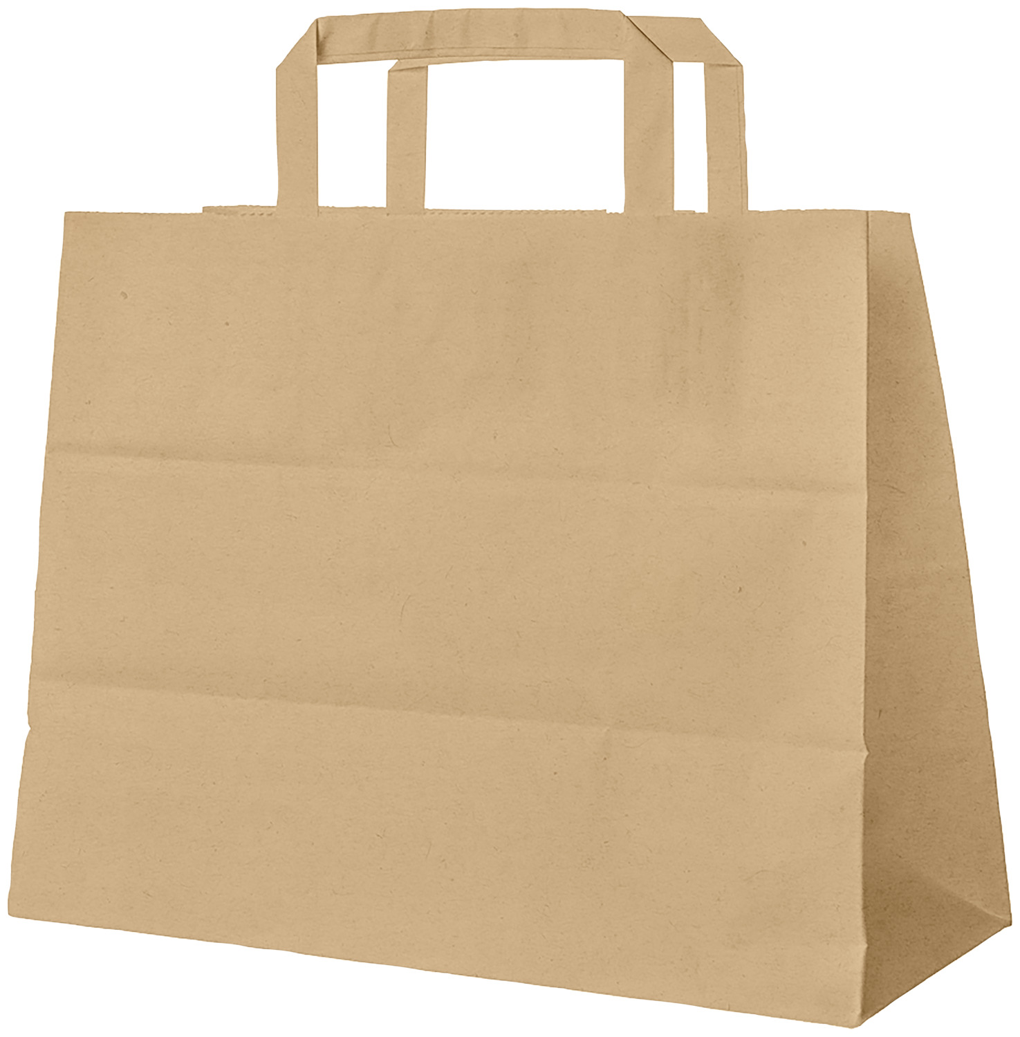 WIMEX WIMEX s.r.o. Carry bag Paper Tragetasche Paper Carry bag Paper; 13000 ml, 32x16x27 cm (LxWxH); brown; 250 piece / pack Tragetasche Paper; 13000 ml, 32x16x27 cm (LxBxH); braun; 250 Stück / Pack Classic carry bag with flat handle made of kraft paper. Paper bags can be stored in a space-saving way thanks to folding mechanism. Durable and reusable. 100% recyclable and biodegradable. Loadable up to 3 kg. Klassische Tragetasche mit Flachhenkel aus Kraftpapier. Die Papiertaschen können platzsparend aufbewahrt werden dank Faltmechanismus. Langlebig und wiederverwendbar. 100 % recyclebar und biologisch abbaubar. Belastbar bis 3 kg.