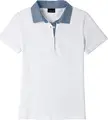 Tricou Polo Jobeline Cato Chambray pentru femei, material Pique bumbac spandex, usor de intretinut si rezistent la cute, OEKO-TEX Standard 100, 23.HDE.44540