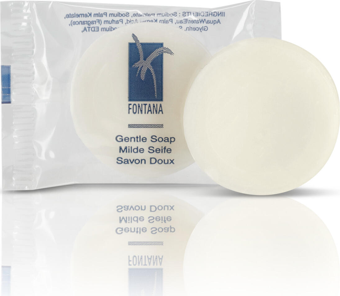 Sapun de Hotel V-Touch Fontana, Aroma de Citrice, Flori si Muscat, 15g per Bucata, Set de 480 Piese, Ambalate Individual, Alb