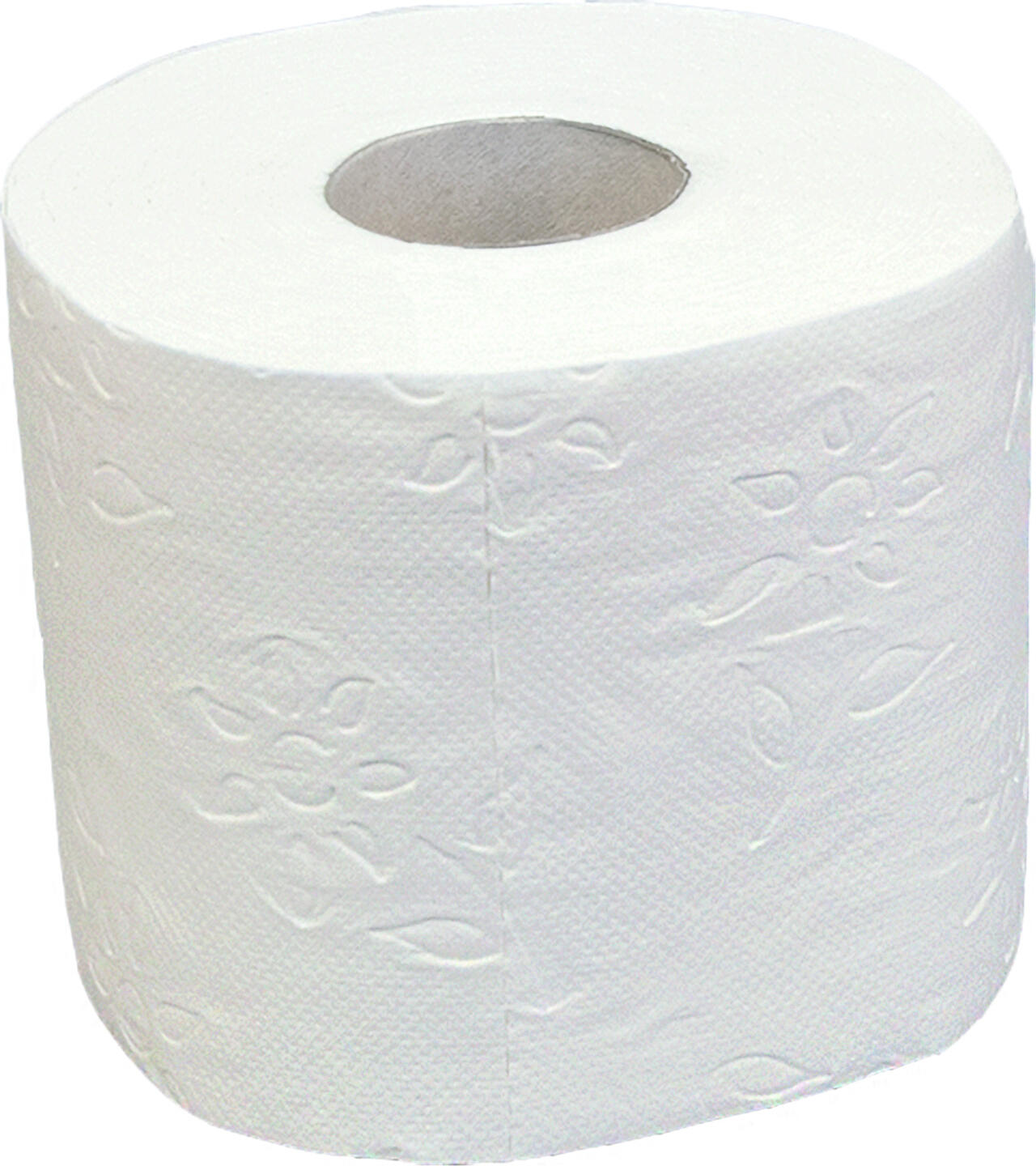Hârtie Igienică Katrin Classic Toilet 250, 3 Straturi, Hârtie Albă Reciclată 100%, 250 Foi, 27.5m, Lățime 9.4cm, Embosare Florală, Set de 72 Rulouri