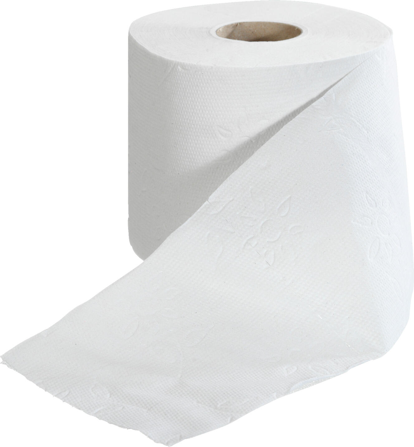 Hârtie Igienică Katrin Classic Toilet 250, 3 Straturi, Hârtie Albă Reciclată 100%, 250 Foi, 27.5m, Lățime 9.4cm, Embosare Florală, Set de 72 Rulouri