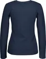 Camasa Jobeline Malme cu Maneca Lunga pentru femei, Croiala Regular Fit, Jersey Fin Bumbac Elastan, Guler Rotund, Vestimentar Profesional Horeca