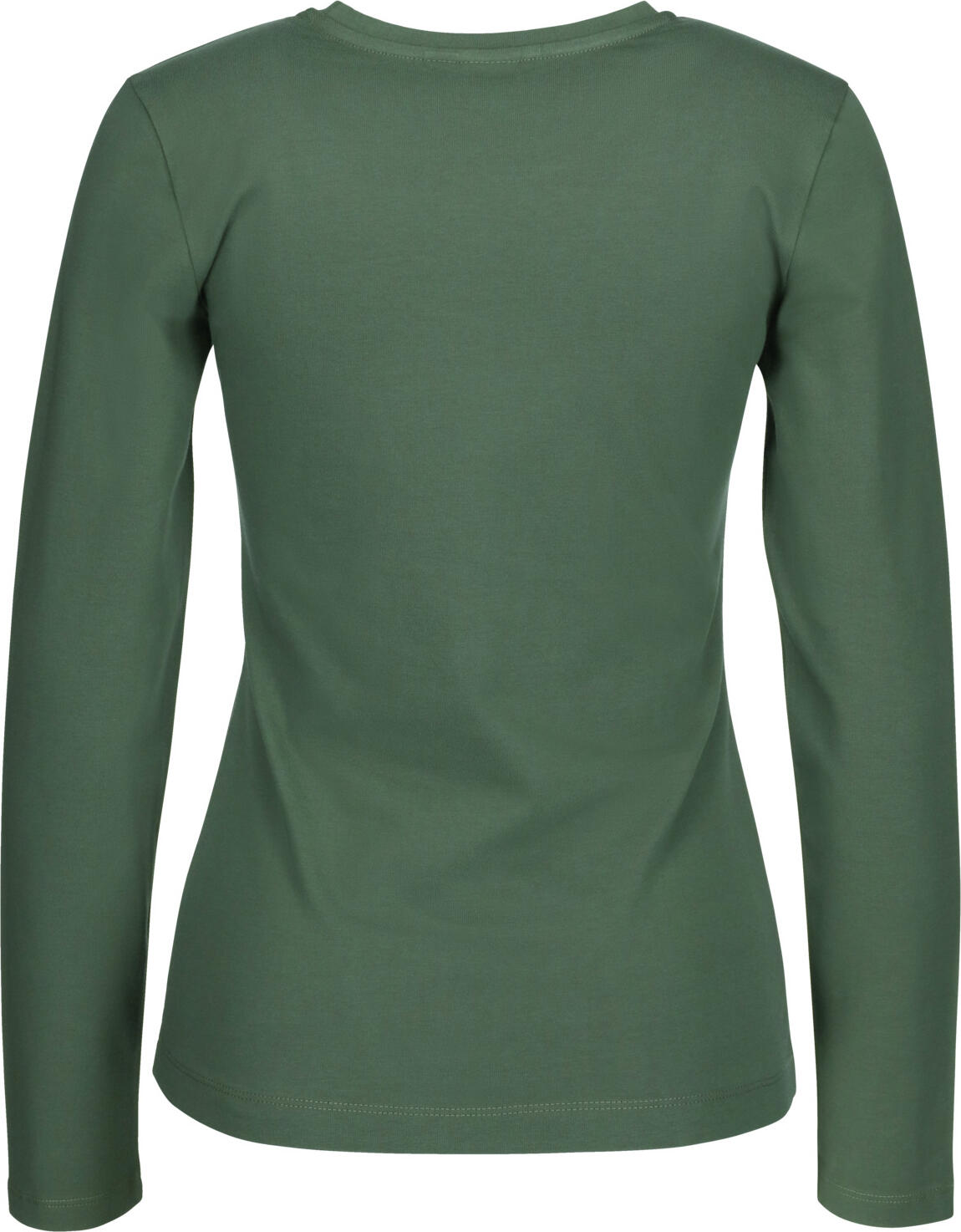Camasa cu maneca lunga Jobeline Malme pentru femei, Croiala Regular Fit, Jersey fin din bumbac si elastan, Guler Rotund, Vestimentar Profesional