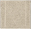 Prosoape pentru fata ERWIN M. LUSINI Dina, 100% bumbac terry rasucit, 30 x 30 cm, Bej, Set de 10 piese, Certificare OEKO-TEX Standard 100