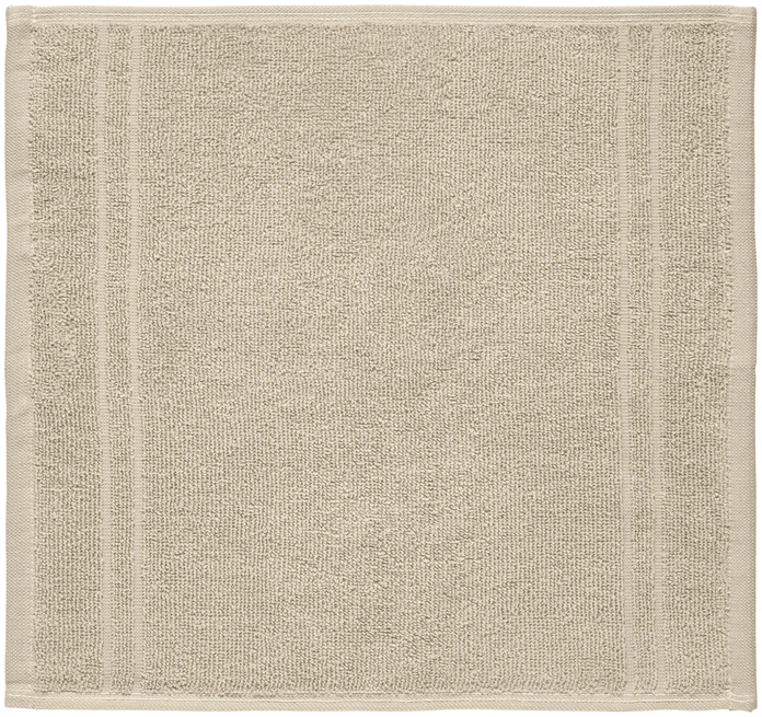 Prosoape pentru fata ERWIN M. LUSINI Dina, 100% bumbac terry rasucit, 30 x 30 cm, Bej, Set de 10 piese, Certificare OEKO-TEX Standard 100