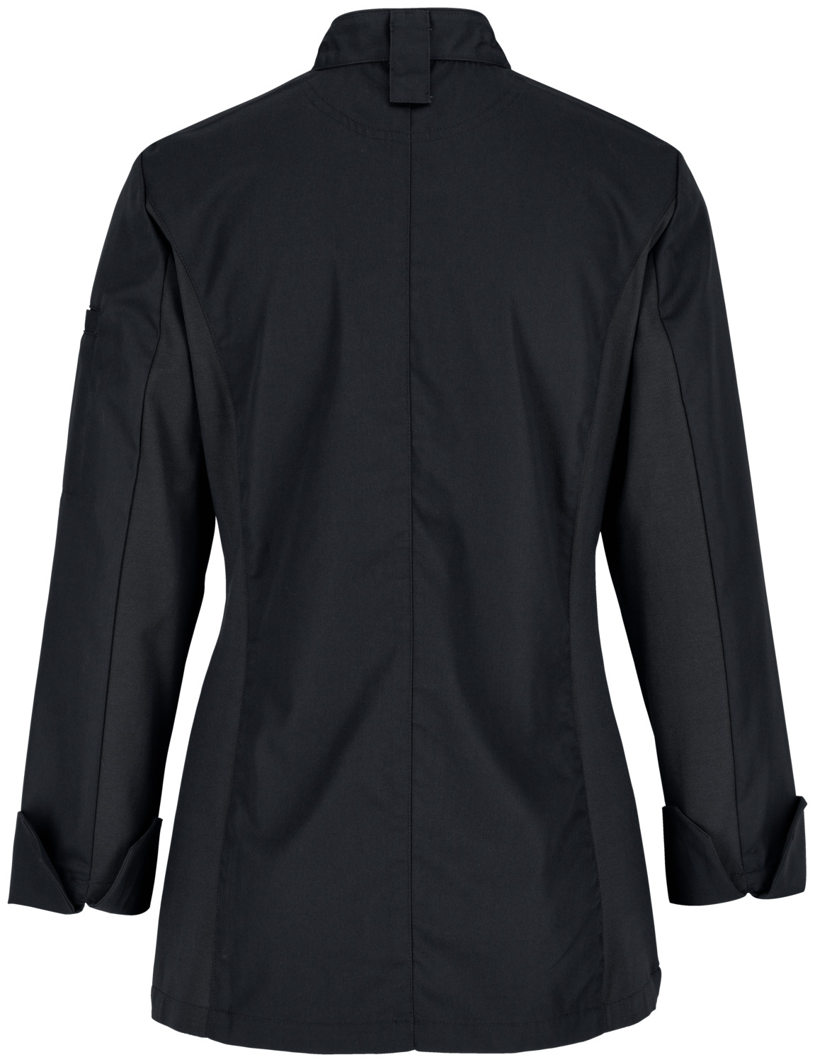 Jacket Bucatar Jobeline Lewis Dame, Marime XL, Maneca Lunga cu Insertii Pique, Amestec Poliester Bumbac, Inchidere cu Capse, Negru, 23.HDE.44540