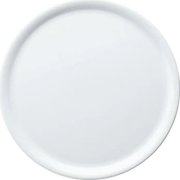 Set de 18 piese Farfurii pentru pizza PULSIVA Cadru, Porțelan Alb, Rotunde 32 cm Diametru, Compatibile cu Mașina de Spălat Vase și Cuptorul cu Microunde
