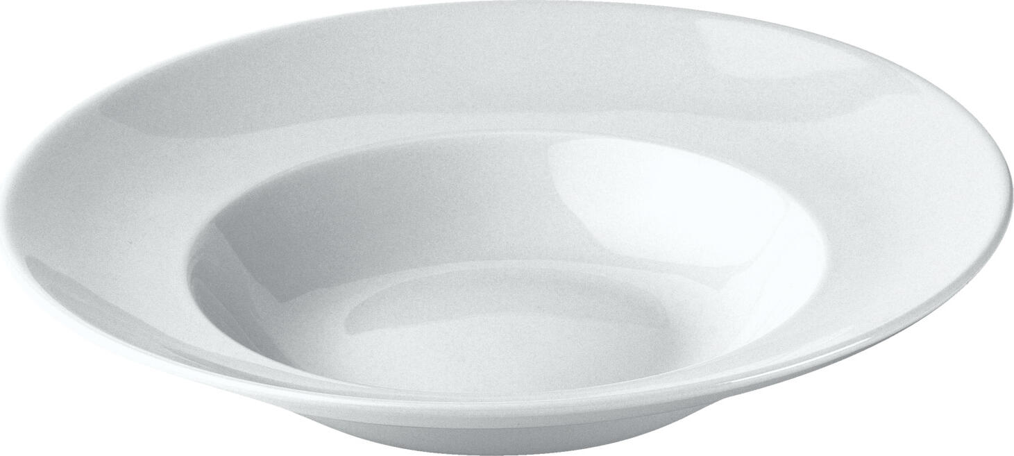 Set de 18 farfurii pentru paste PULSIVA Classic, Porțelan Alb, Farfurii Rotunde Extra Adânci, Diametru 27 cm, 520 ml, Compatibile cu Mașina de Spălat Vase și Cuptorul cu Microunde
