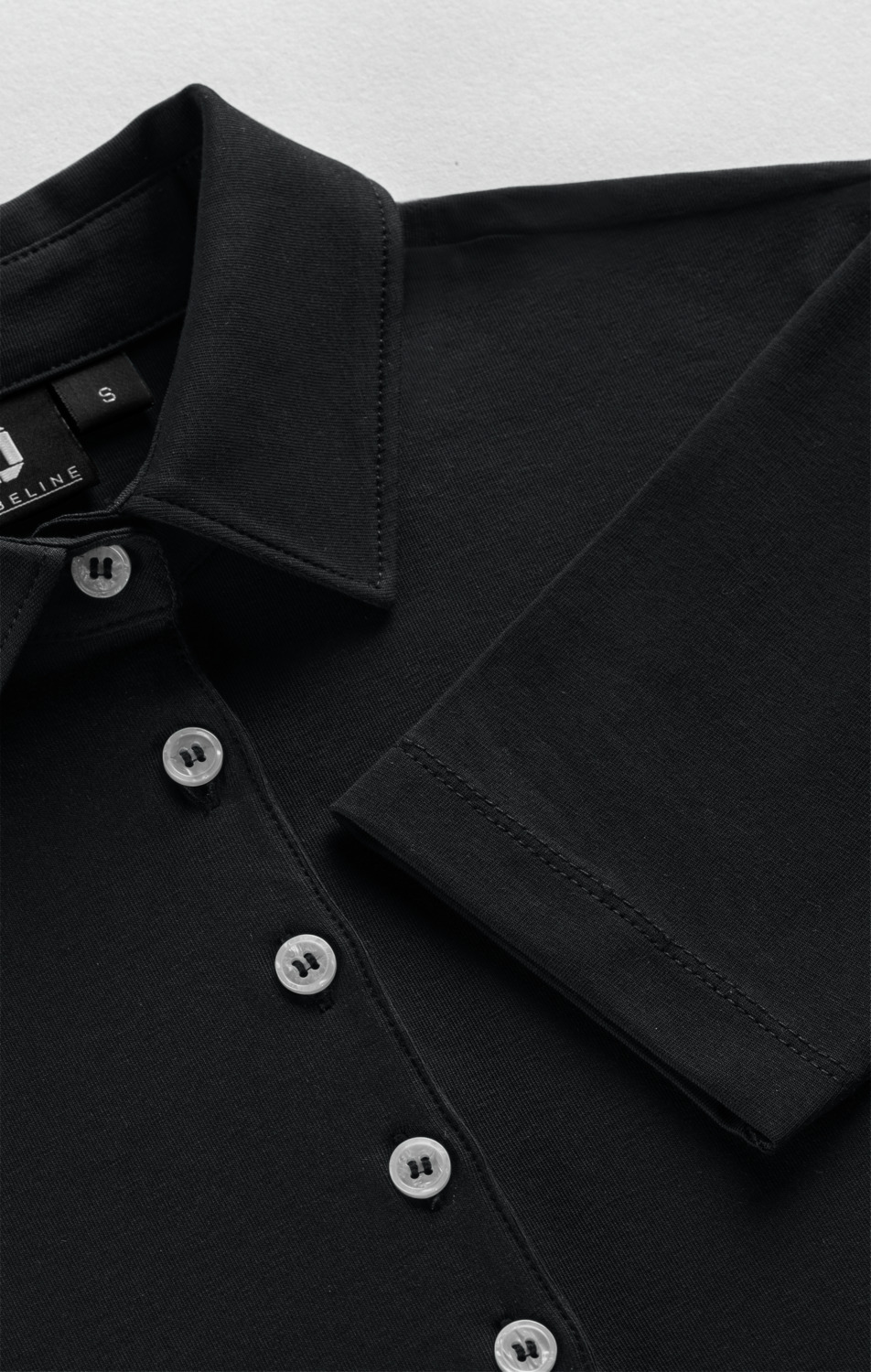 Tricou Polo Jobeline Malme pentru femei, maneca lunga, croiala regular fit, 95% bumbac 5% elastan, tinuta profesionala Horeca, certificat OEKO-TEX