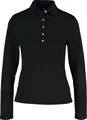 Tricou Polo Jobeline Malme pentru femei, maneca lunga, croiala regular fit, 95% bumbac 5% elastan, tinuta profesionala Horeca, certificat OEKO-TEX