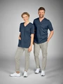 Jobeline Eddie Women's Chino Service Trousers, Cotton-Polyester-Elastane Blend, Tapered Leg, Stretch Waistband, OEKO-TEX Certified