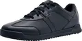 Shoes For Crews Freestyle II Men's Non-Slip Athletic Work Shoes, Water-Repellent Synthetic Leather, SVC Might Grip Oil and Grease Resistant Outsole, Black, Size EU 40