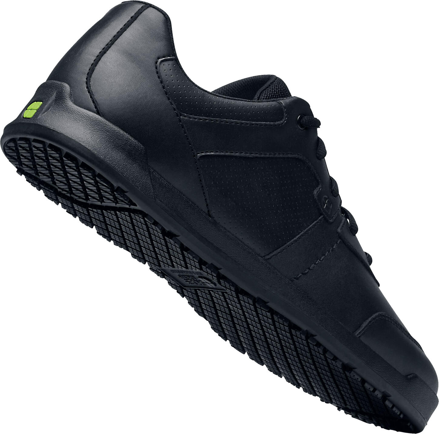 Shoes For Crews Freestyle II Men's Non-Slip Athletic Work Shoes, Water-Repellent Synthetic Leather, SVC Might Grip Oil and Grease Resistant Outsole, Black, Size EU 40