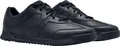Shoes For Crews Freestyle II Men's Non-Slip Athletic Work Shoes, Water-Repellent Synthetic Leather, SVC Might Grip Oil and Grease Resistant Outsole, Black, Size EU 40