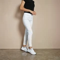 Jobeline Ellie 7/8 Women's Trousers, Fitted Cut, 69% Cotton 28% Polyester 3% Elastane, Elastic Side Waistband, 70 cm Inside Leg, OEKO-TEX Standard 100