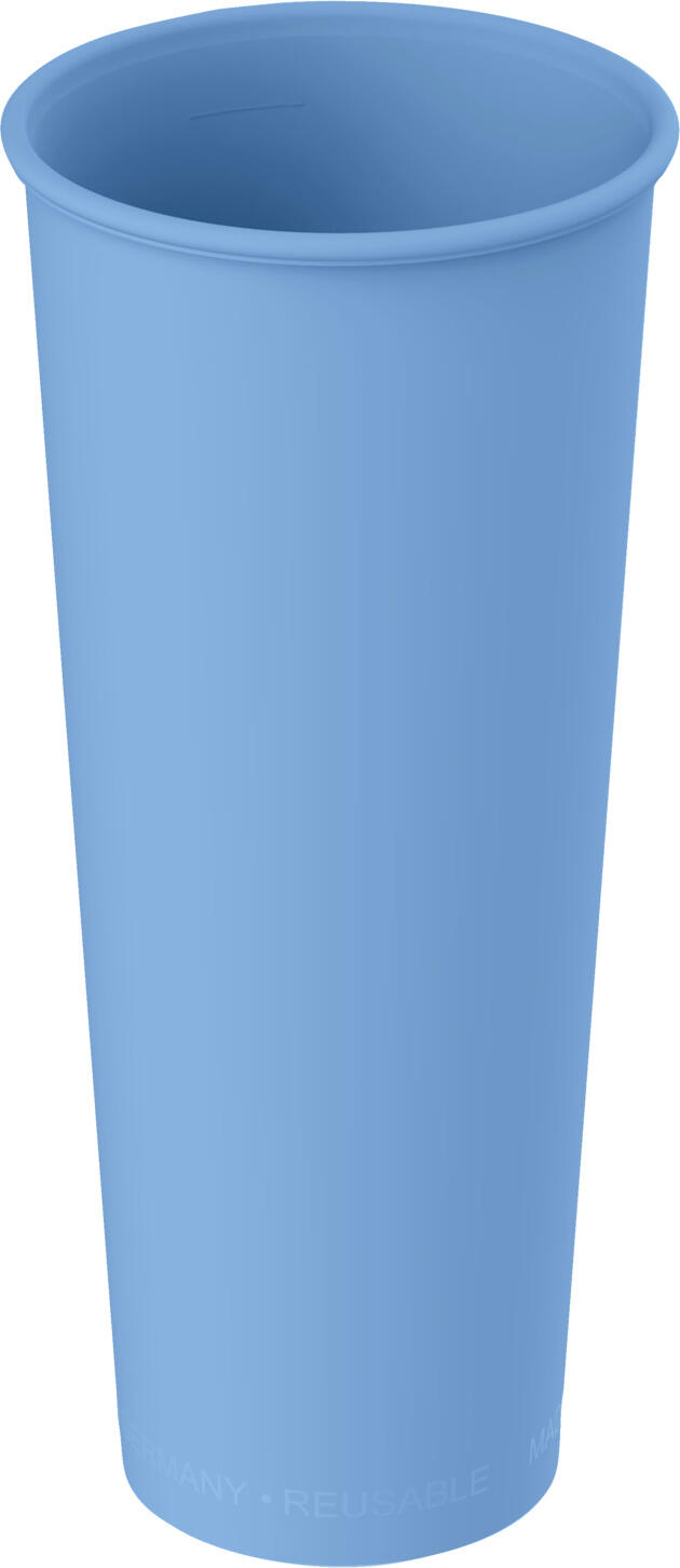 Pahar reutilizabil elasto REuse Michigan cu capac, 500 ml, polipropilena reciclabila fara BPA, rezistent la microunde si masina de spalat, set de 25 piese