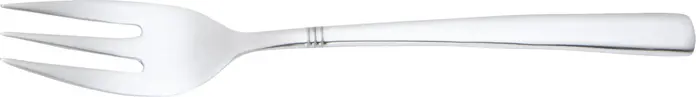 PULSIVA Berlin Cake Fork Set of 12, 18/10 Chrome-Nickel Stainless Steel, Rustproof, Highly Polished, 15 cm, Silver