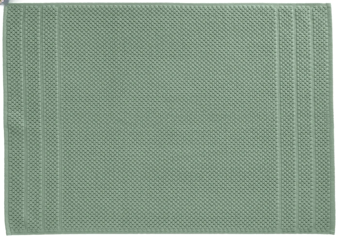 ERWIN M. LUSINI Tavira Bath Mat, 100% Cotton Waffle Texture, Super-Absorbent Fast-Drying Terry, 50 x 70 cm, OEKO-TEX Standard 100 Certified