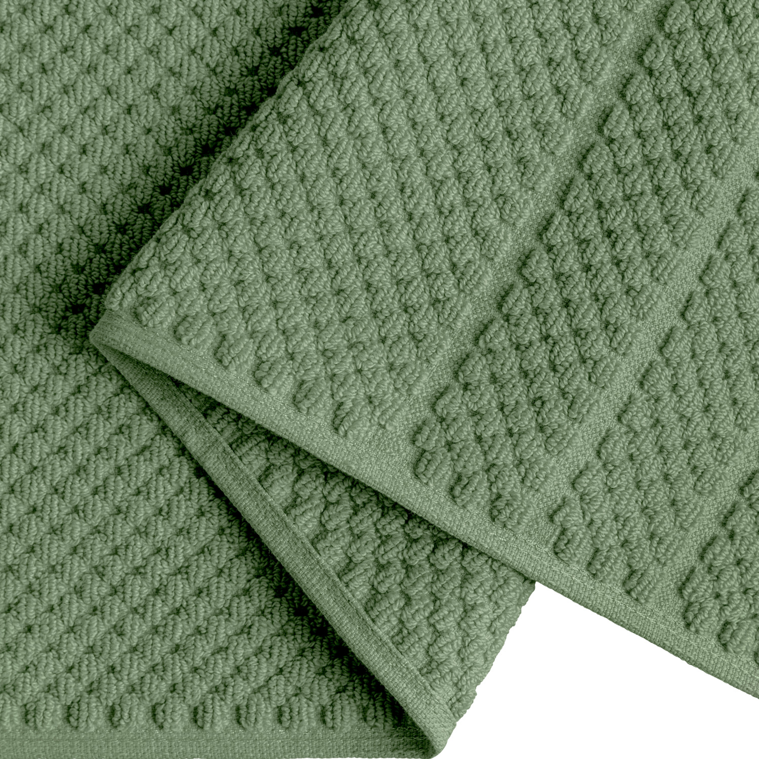 ERWIN M. LUSINI Tavira Bath Mat, 100% Cotton Waffle Texture, Super-Absorbent Fast-Drying Terry, 50 x 70 cm, OEKO-TEX Standard 100 Certified