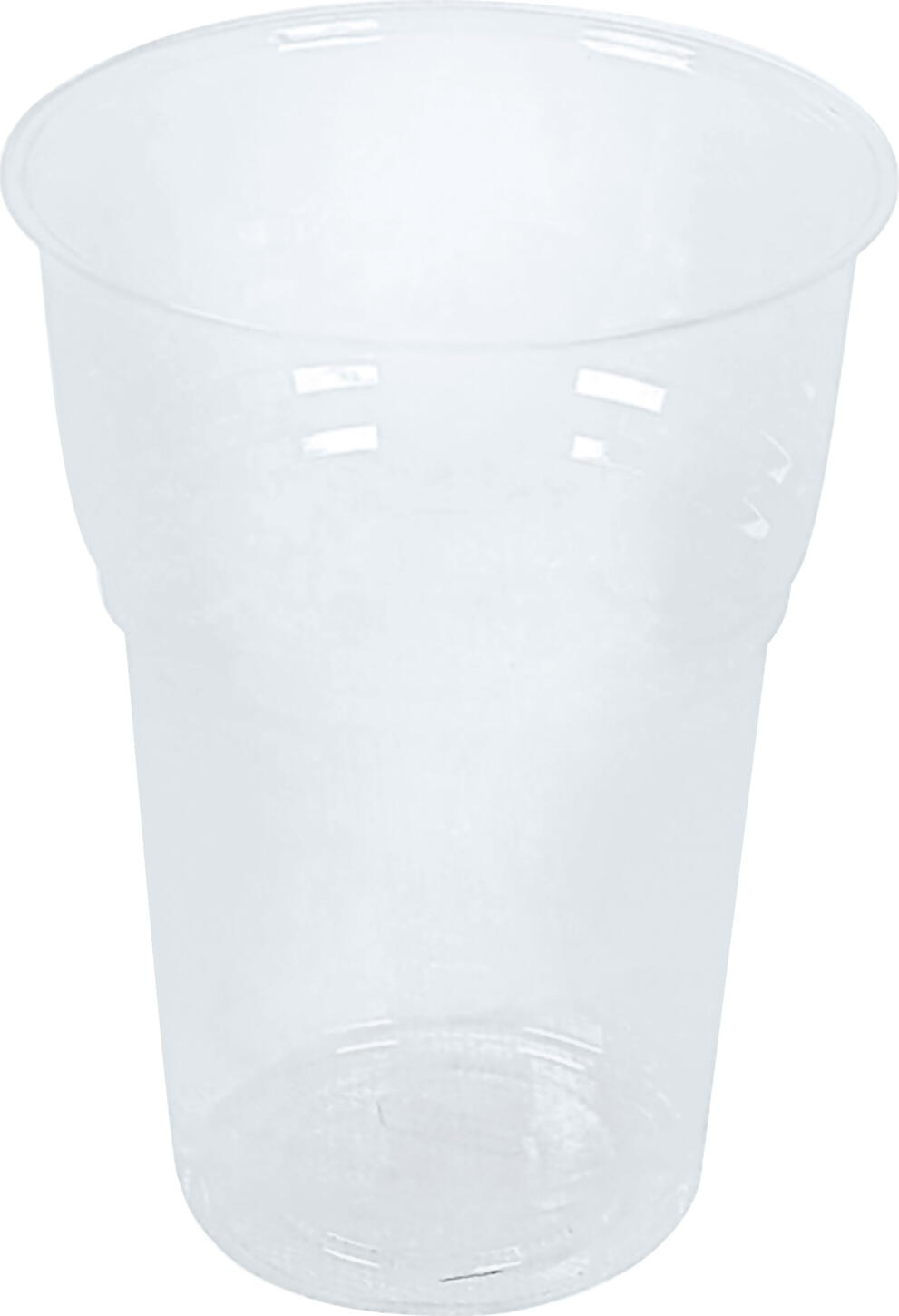 NATUREStar Drinking cup cold drinks PLA Trinkbecher Kaltgetränke PLA Drinking cup cold drinks PLA; 410 ml, 8.5x11.2 cm (ØxH); transparent; 0.3 l Filling line, 50 piece / pack Trinkbecher Kaltgetränke PLA; 410 ml, 8.5x11.2 cm (ØxH); transparent; 0.3 l Eichstrich, 50 Stück / Pack Cold drink cup made of PLA with filling line and foam rim. Fully compostable according to DIN EN 13432. Kaltgetränkebecher bestehend aus PLA mit Eichstrich und Schaumrand. Vollständig kompostierbar nach DIN EN 13432.