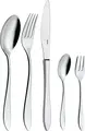 Set de proba tacâmuri VEGA Salerno de 5 piese, oțel inoxidabil 18/10 crom-nichel, finisaj oglindit, rezistent la mașina de spălat vase