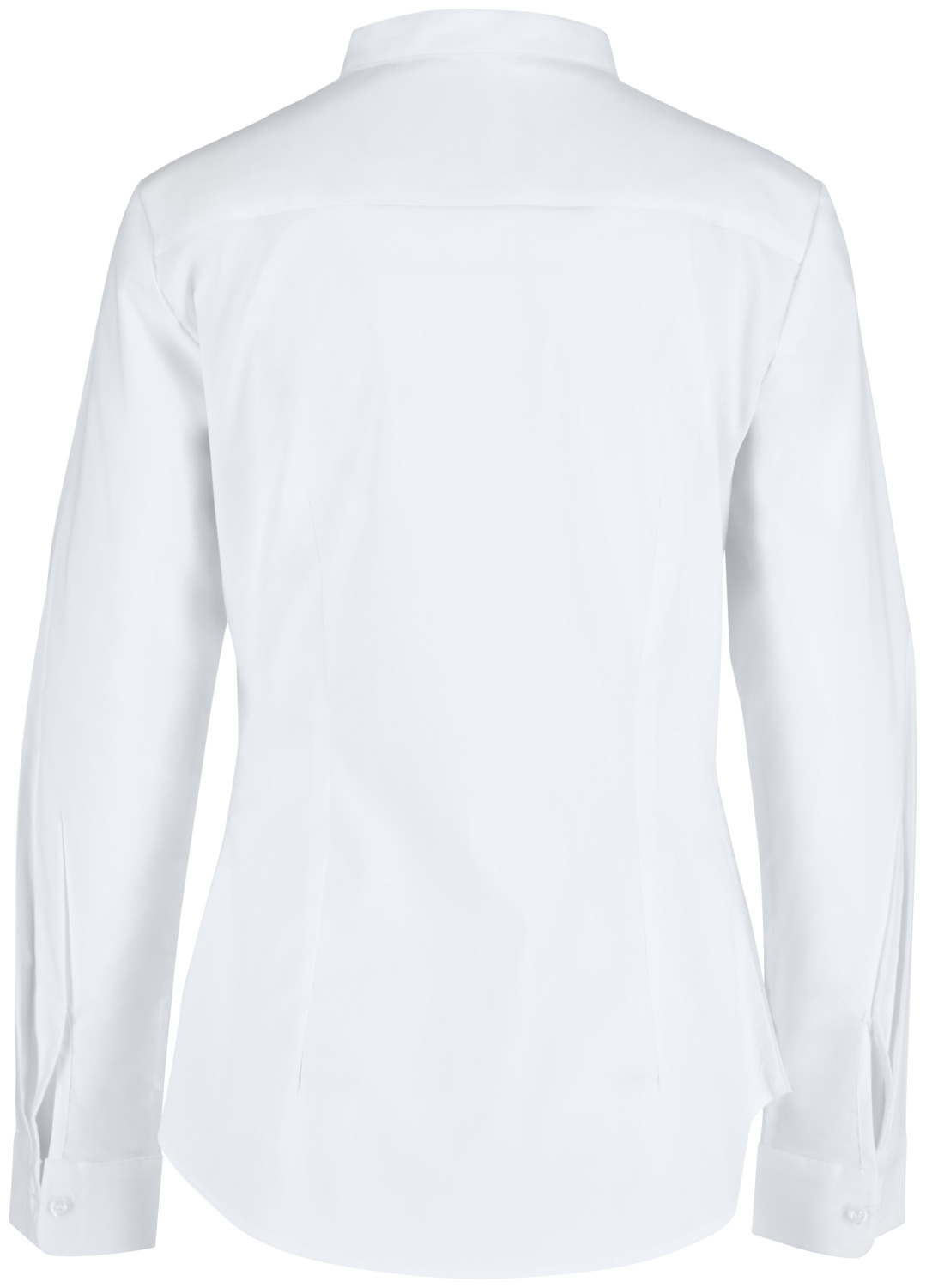 Jobeline Lani Women's Long Sleeve Blouse, Regular Fit, Cotton-Polyester Blend, Easy-Iron, OEKO-TEX Certified, Rounded Hem, Extra-Long Back