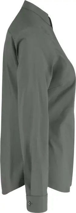Jobeline Lani Women's Long Sleeve Blouse, Regular Fit, Cotton-Polyester Blend, Easy-Iron, Stand-up Collar, OEKO-TEX Certified