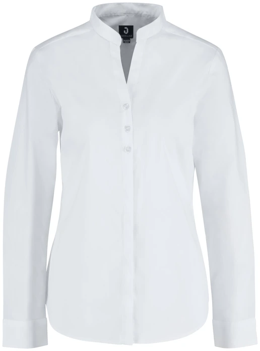 Bluza Jobeline Lani pentru femei cu maneca lunga, croiala regular, amestec bumbac-poliester, guler scurt drept, usor de intretinut, certificare OEKO-TEX