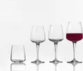 Bormioli Rocco Aurum Red Wine Glass Set of 6, 430ml Crystal Glass, 21.5cm Height, Blown Glass, Dishwasher Safe, Transparent