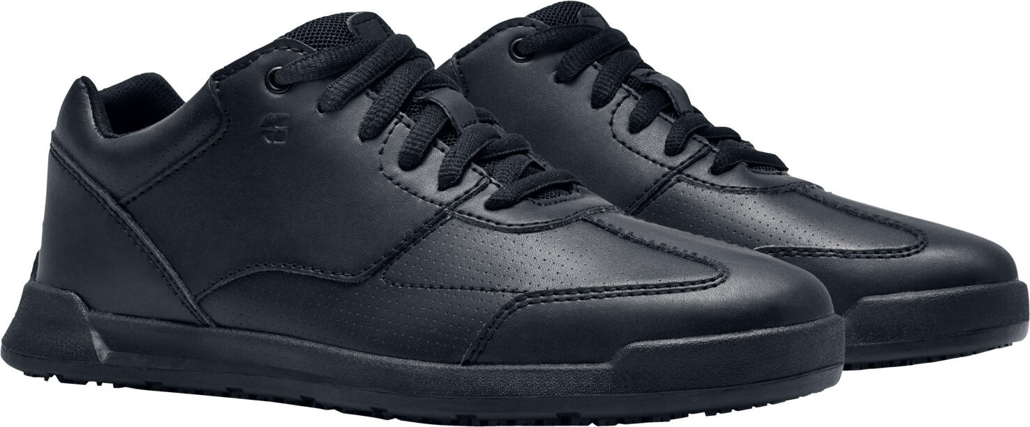 Рабочая обувь Shoes For Crews Liberty, размер 37 EU, веганская водоотталкивающая кожа, противоскользящая подошва SVC Might Grip с TRIPGUARD, устойчивость к маслу и жирам, черные