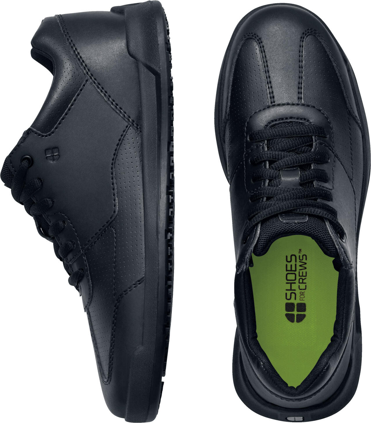 Рабочая обувь Shoes For Crews Liberty, размер 37 EU, веганская водоотталкивающая кожа, противоскользящая подошва SVC Might Grip с TRIPGUARD, устойчивость к маслу и жирам, черные